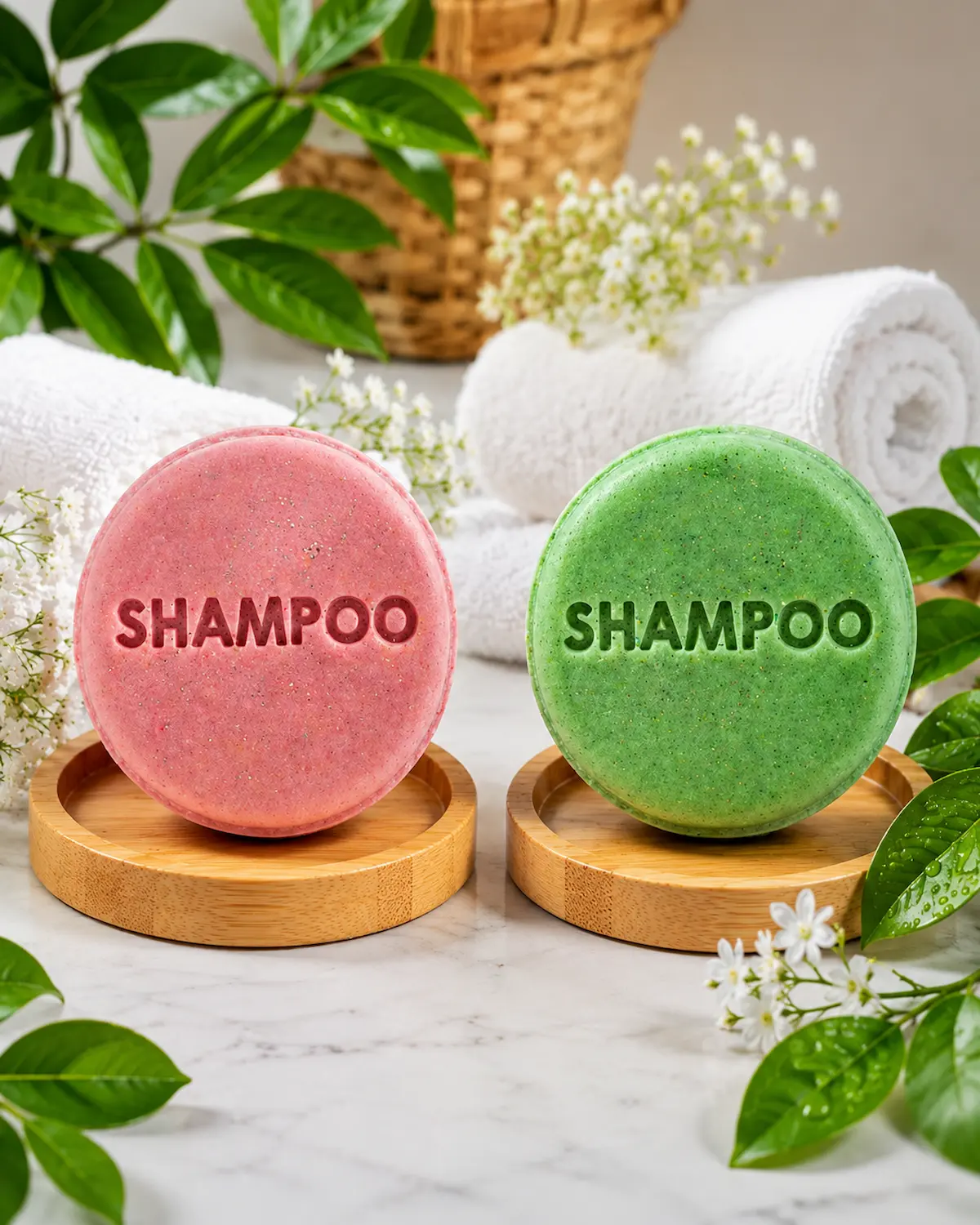 Shampoo sólido para cabello seco y graso