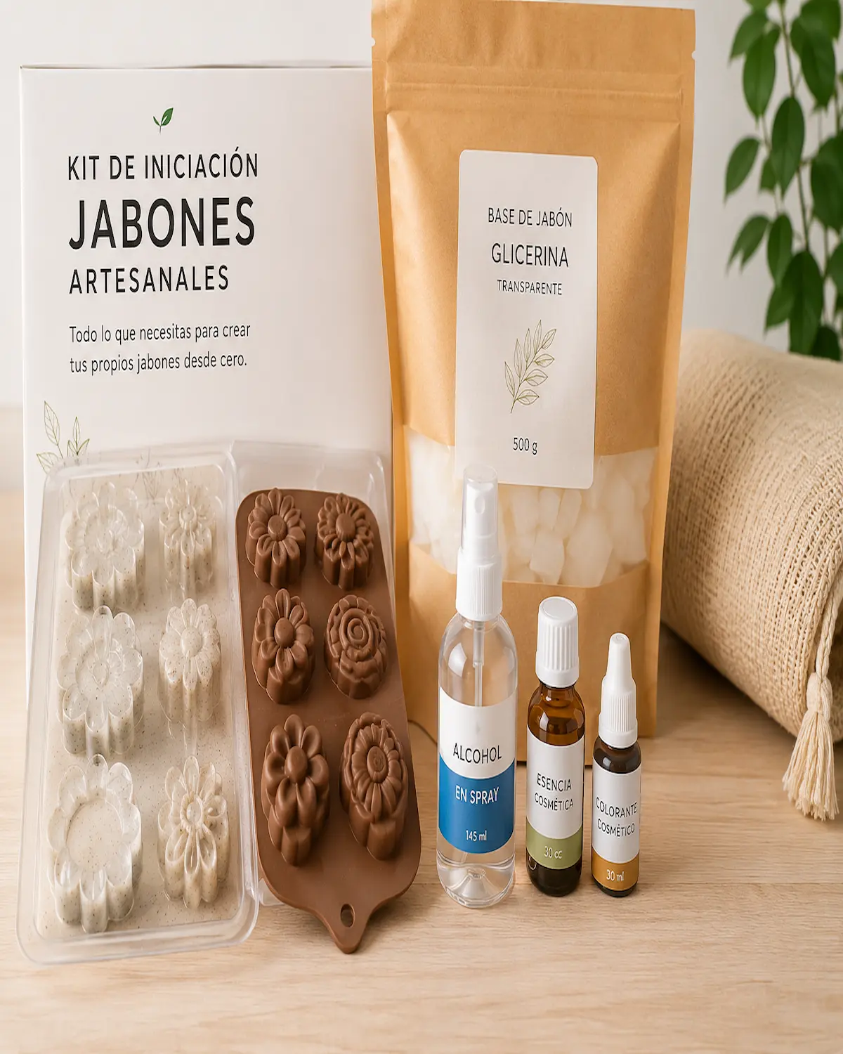 Kit de iniciación jabonería artesanal