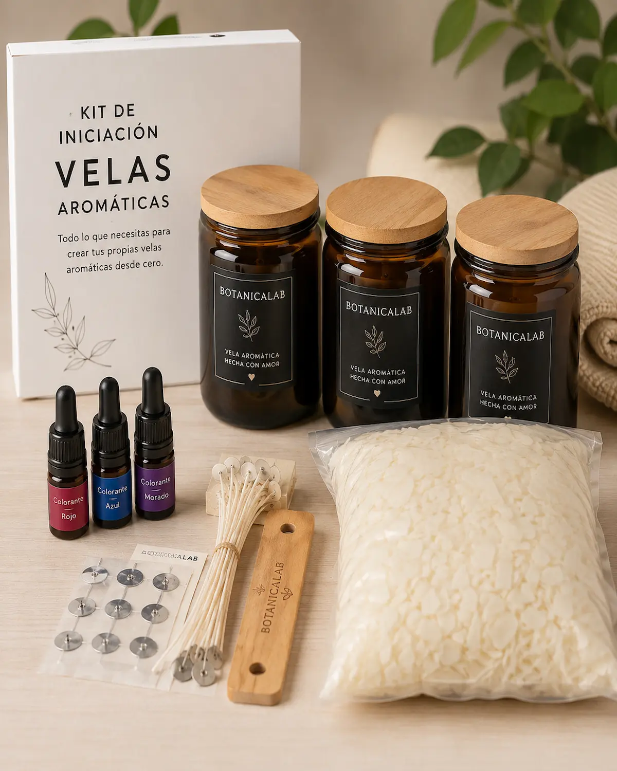 Kit de iniciación velas aromáticas