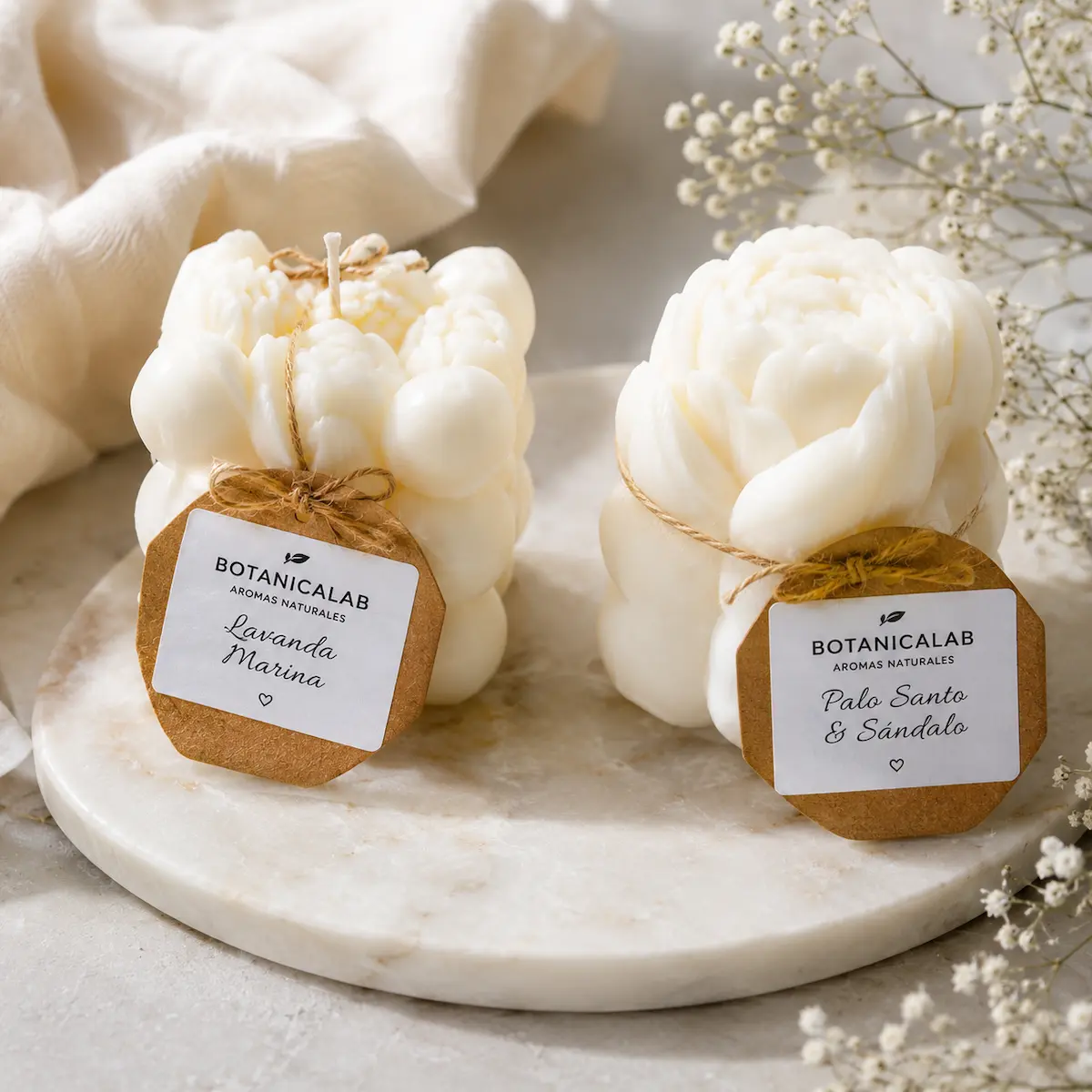 Velas de molde aromáticas de 150 gramos