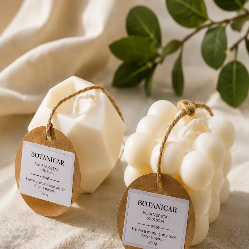 Velas de molde aromáticas de 80 gramos